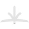 Ekena Millwork Davenport Architectural Grade PVC Gable Bracket, 84"W x 49"H x 2"D x 6"F, 14/12 Pitch GBP084X49X0206DAV00 - alternate 5